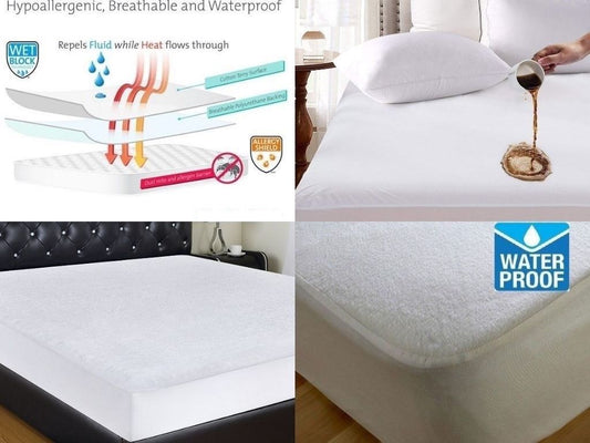 TERRY TOWELING MATTRESS PROTECTOR - TheComfortshop.co.uk