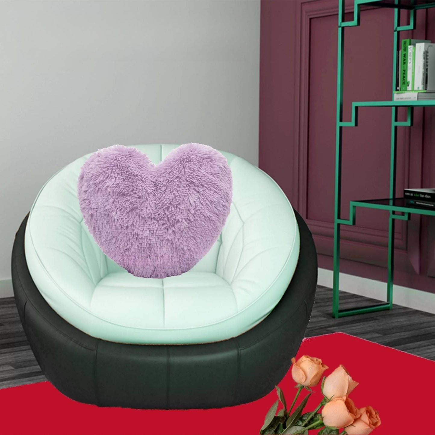 38cm Heart Shape Cuddly Teddy Fleece Fluffy Filled Cushions - TheComfortshop.co.ukHome Decor0721718956204thecomfortshopTheComfortshop.co.ukCud Heart Cushion 38cm LilacLilac38cm Heart Shape Cuddly Teddy Fleece Fluffy Filled Cushions - TheComfortshop.co.uk