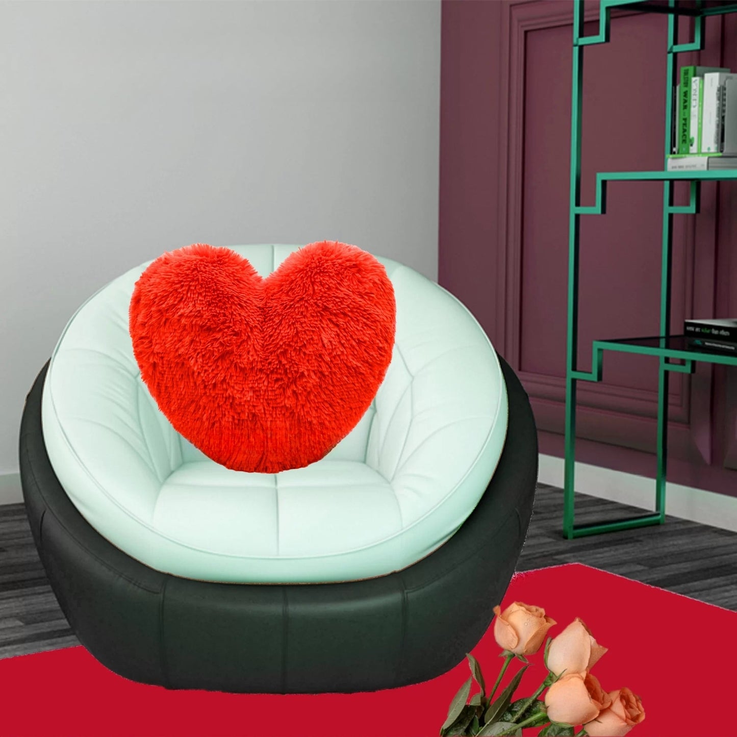 38cm Heart Shape Cuddly Teddy Fleece Fluffy Filled Cushions - TheComfortshop.co.ukHome Decor0721718956266thecomfortshopTheComfortshop.co.ukCud Heart Cushion 38cm RedRed38cm Heart Shape Cuddly Teddy Fleece Fluffy Filled Cushions - TheComfortshop.co.uk