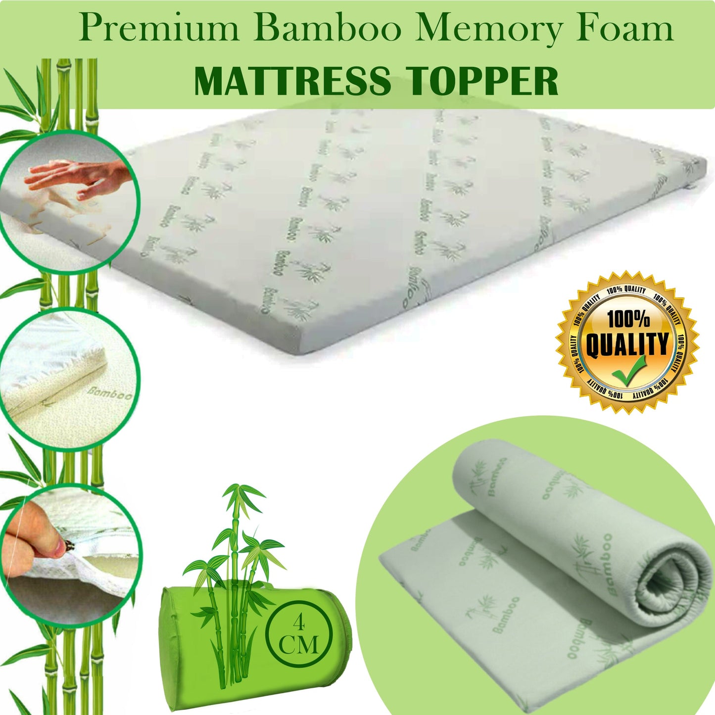 Bamboo Memory Foam Bed Mattress Topper 4cm - TheComfortshop.co.ukMattress Toppers0721718957478thecomfortshopTheComfortshop.co.ukBamboo 2 Inch Topper BunkBunkBamboo Memory Foam Bed Mattress Topper 4cm - TheComfortshop.co.uk