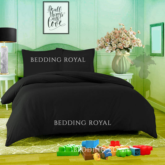 Black Plain Dyed Polycotton Duvet Cover With Pillowcase - TheComfortshop.co.ukDuvet Covers0721718957881thecomfortshopTheComfortshop.co.ukPCD Black King-1KingBlack Plain Dyed Polycotton Duvet Cover With Pillowcase - TheComfortshop.co.uk