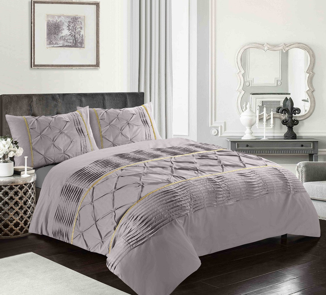 Diamond Pleats Polycotton Eleanor Duvet Cover Set With Pillowcases - TheComfortshop.co.ukDuvet Covers0721718960461thecomfortshopTheComfortshop.co.uksilver-eleanor-duvet-set-singleSingleSilverDiamond Pleats Polycotton Eleanor Duvet Cover Set With Pillowcases - TheComfortshop.co.uk