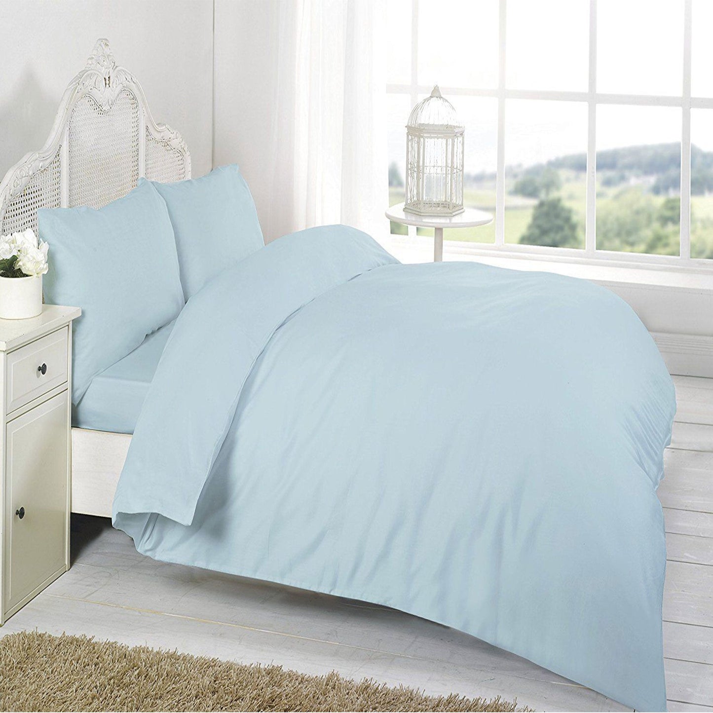 Egyptian Cotton T200 Duvet Cover Set In Several Sizes & Color, Pillow Cases Sold Separately - TheComfortshop.co.ukDuvet Covers0721718961871thecomfortshopTheComfortshop.co.ukAqua T200 Duvet SingleAquaSingleEgyptian Cotton T200 Duvet Cover Set In Several Sizes & Color, Pillow Cases Sold Separately - TheComfortshop.co.uk