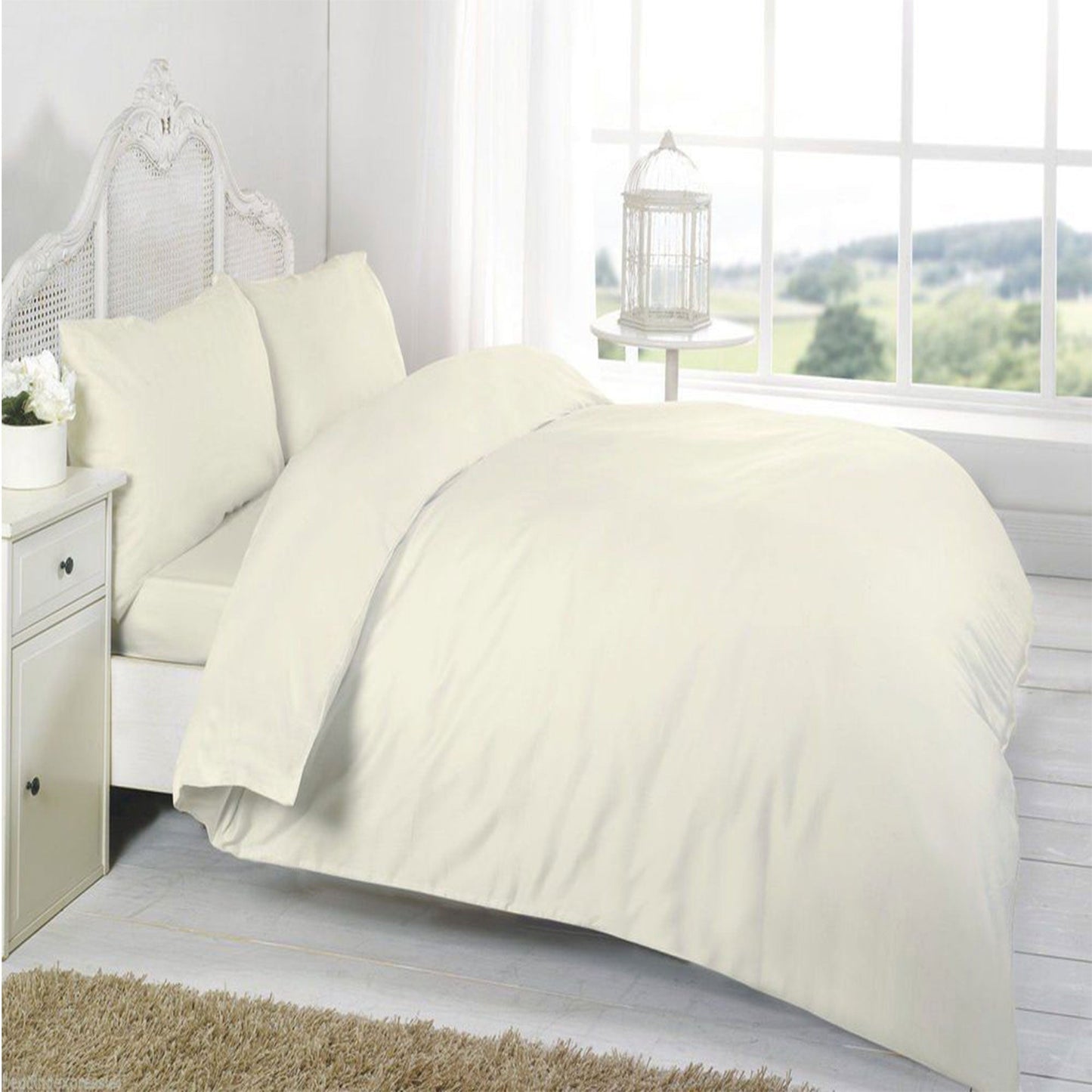 Egyptian Cotton T200 Duvet Cover Set In Several Sizes & Color, Pillow Cases Sold Separately - TheComfortshop.co.ukDuvet Covers0721718961536thecomfortshopTheComfortshop.co.ukCream T200 Duvet SingleCreamSingleEgyptian Cotton T200 Duvet Cover Set In Several Sizes & Color, Pillow Cases Sold Separately - TheComfortshop.co.uk