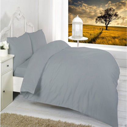 Egyptian Cotton T200 Duvet Cover Set In Several Sizes & Color, Pillow Cases Sold Separately - TheComfortshop.co.ukDuvet Covers0721718961581thecomfortshopTheComfortshop.co.ukGrey T200 Duvet SingleGreySingleEgyptian Cotton T200 Duvet Cover Set In Several Sizes & Color, Pillow Cases Sold Separately - TheComfortshop.co.uk