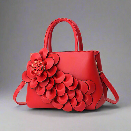 Elegant 3D Floral Handbag - Chic Tote & Crossbody Bag - TheComfortshop.co.uk10721718957864TheComfortshop.co.ukTheComfortshop.co.ukA45 - 1 GESSY HANDBAG TOTE BAG REDRedElegant 3D Floral Handbag - Chic Tote & Crossbody Bag
