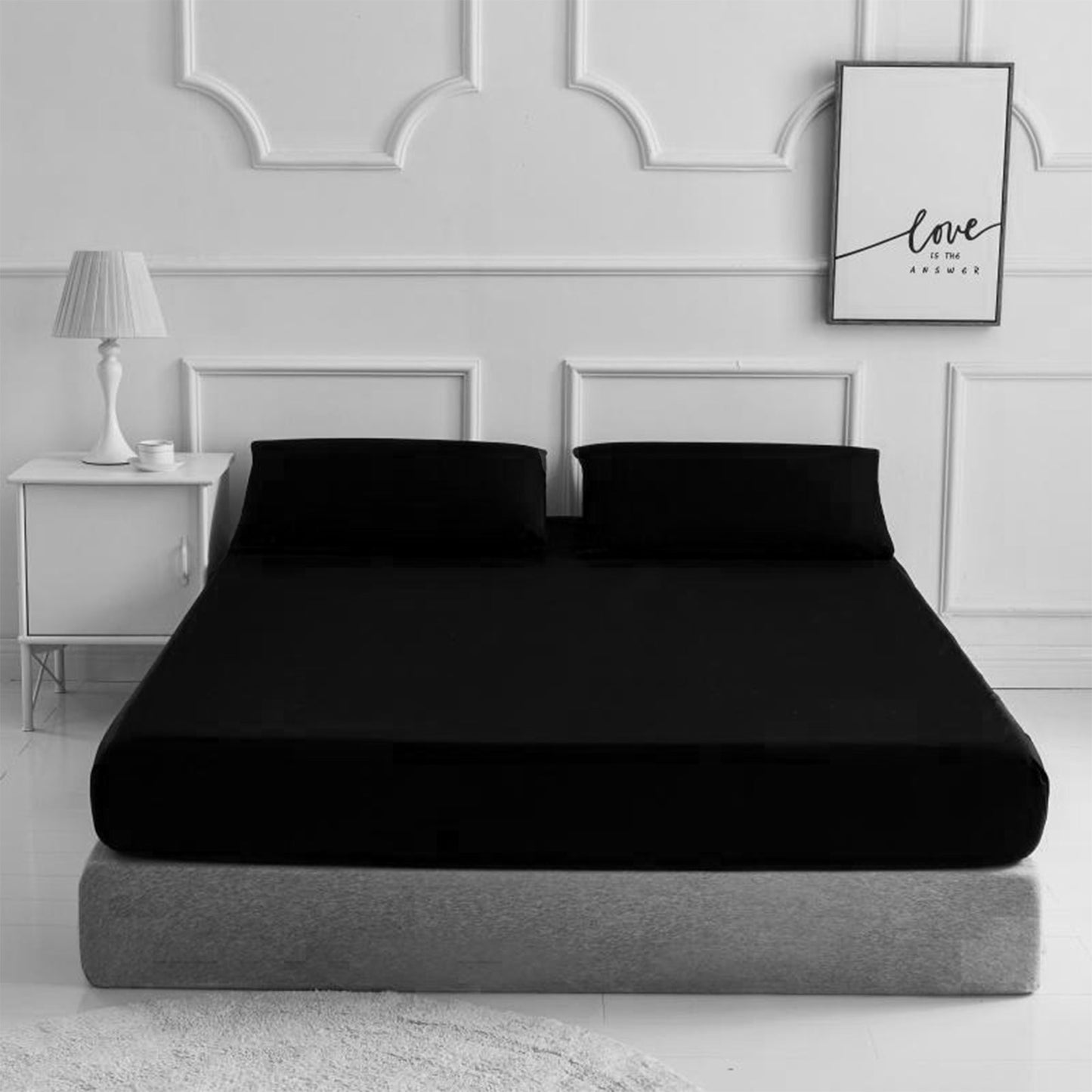Fitted Bed Sheet Matching FREE 2 X PILLOW CASE Plain Dyed - TheComfortshop.co.ukBed Sheets0721718963592thecomfortshopTheComfortshop.co.ukPC FIT FREE PP Black KingBlackKingFitted Bed Sheet Matching FREE 2 X PILLOW CASE Plain Dyed - TheComfortshop.co.uk