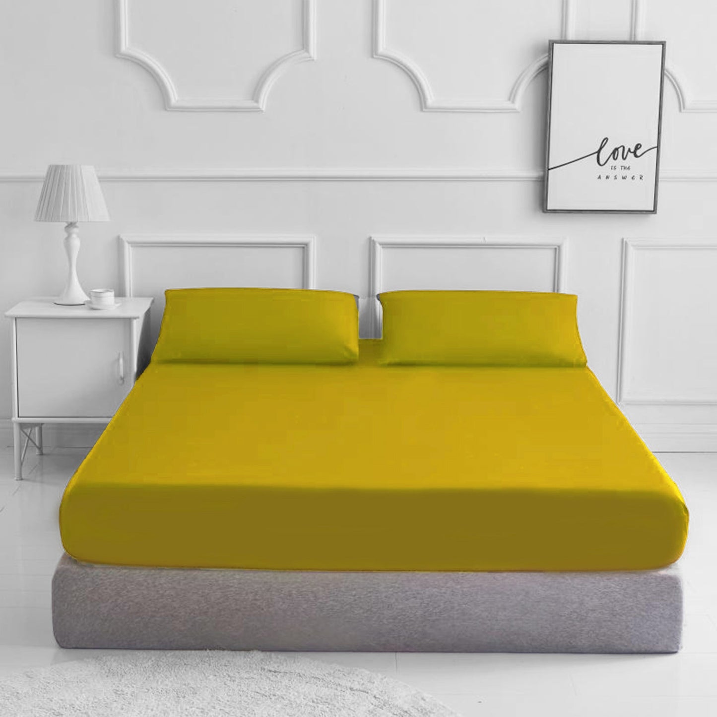 Fitted Bed Sheet Matching FREE 2 X PILLOW CASE Plain Dyed - TheComfortshop.co.ukBed Sheets0721718963585thecomfortshopTheComfortshop.co.ukPC FIT FREE PP Mustard KingMustardKingFitted Bed Sheet Matching FREE 2 X PILLOW CASE Plain Dyed - TheComfortshop.co.uk