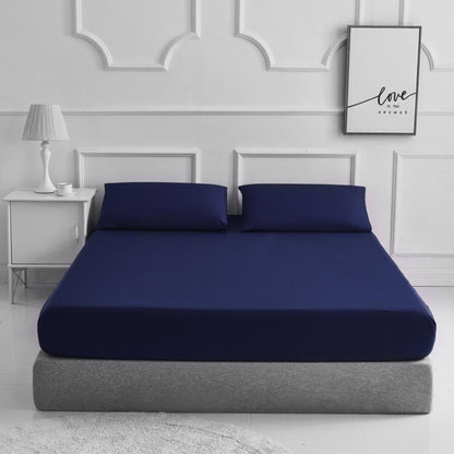 Fitted Bed Sheet Matching FREE 2 X PILLOW CASE Plain Dyed - TheComfortshop.co.ukBed Sheets0721718963745thecomfortshopTheComfortshop.co.ukPC FIT FREE PP Navy KingNavyKingFitted Bed Sheet Matching FREE 2 X PILLOW CASE Plain Dyed - TheComfortshop.co.uk