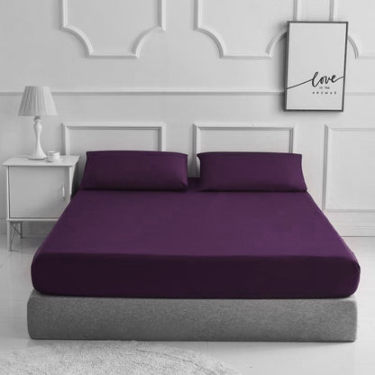Fitted Bed Sheet Matching FREE 2 X PILLOW CASE Plain Dyed - TheComfortshop.co.ukBed Sheets0721718963738thecomfortshopTheComfortshop.co.ukPC FIT FREE PP Plum KingPlumKingFitted Bed Sheet Matching FREE 2 X PILLOW CASE Plain Dyed - TheComfortshop.co.uk