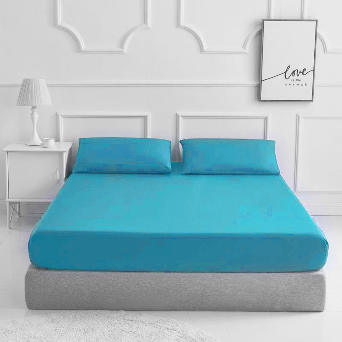 Fitted Bed Sheet Matching FREE 2 X PILLOW CASE Plain Dyed - TheComfortshop.co.ukBed Sheets0721718963684thecomfortshopTheComfortshop.co.ukPC FIT FREE PP Teal KingTealKingFitted Bed Sheet Matching FREE 2 X PILLOW CASE Plain Dyed - TheComfortshop.co.uk