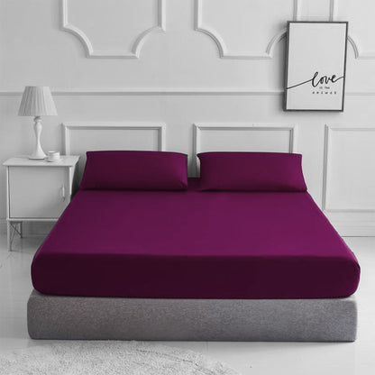 Fitted Bed Sheet Matching FREE 2 X PILLOW CASE Plain Dyed - TheComfortshop.co.ukBed Sheets0721718963721thecomfortshopTheComfortshop.co.ukPC FIT FREE PP Wine KingWineKingFitted Bed Sheet Matching FREE 2 X PILLOW CASE Plain Dyed - TheComfortshop.co.uk