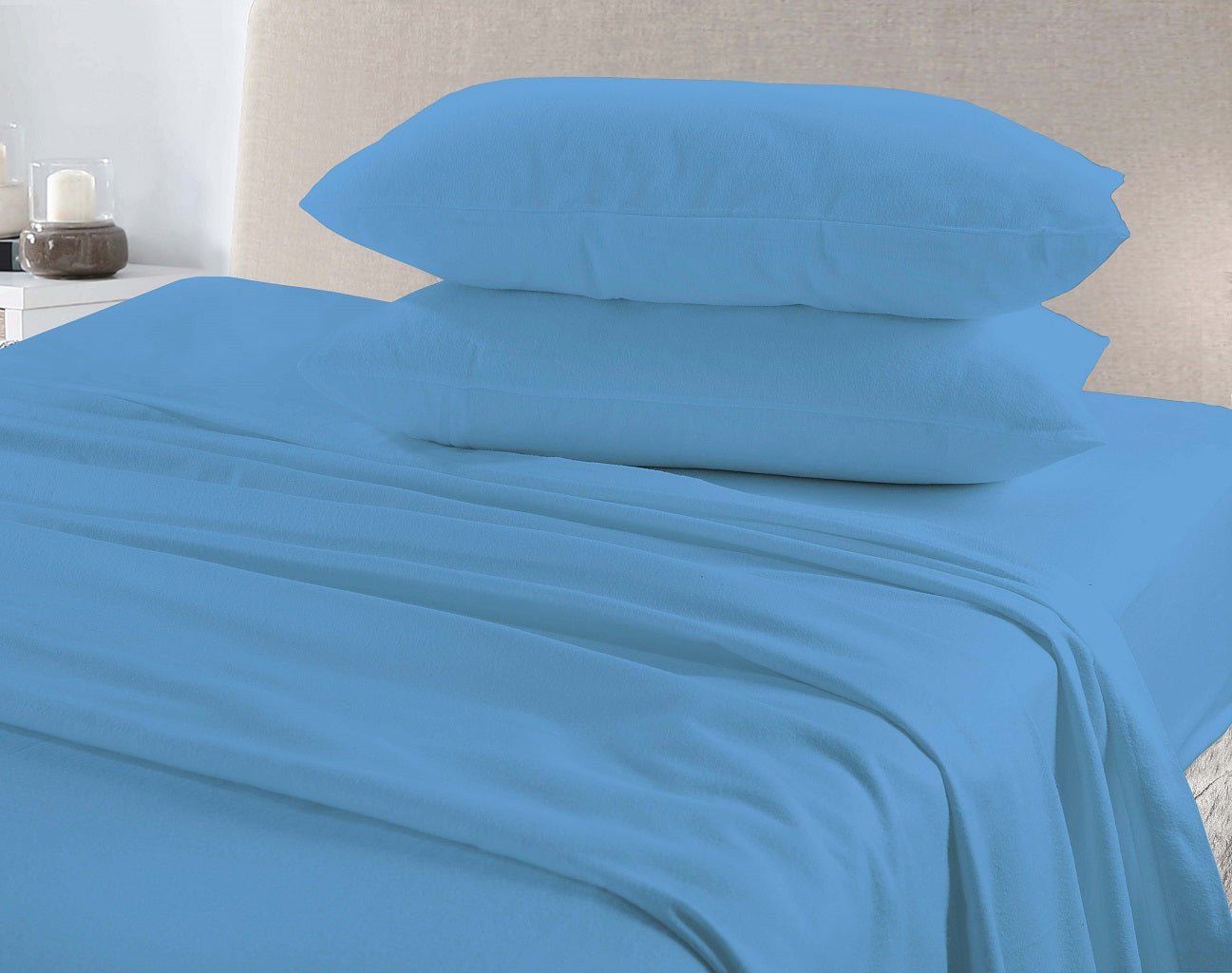 Flannelette Fitted Bed Sheet - TheComfortshop.co.ukBed Sheets0721718965930thecomfortshopTheComfortshop.co.ukFlannelette Pillowcase BlueBluePillowcase Pair OnlyFlannelette Fitted Bed Sheet