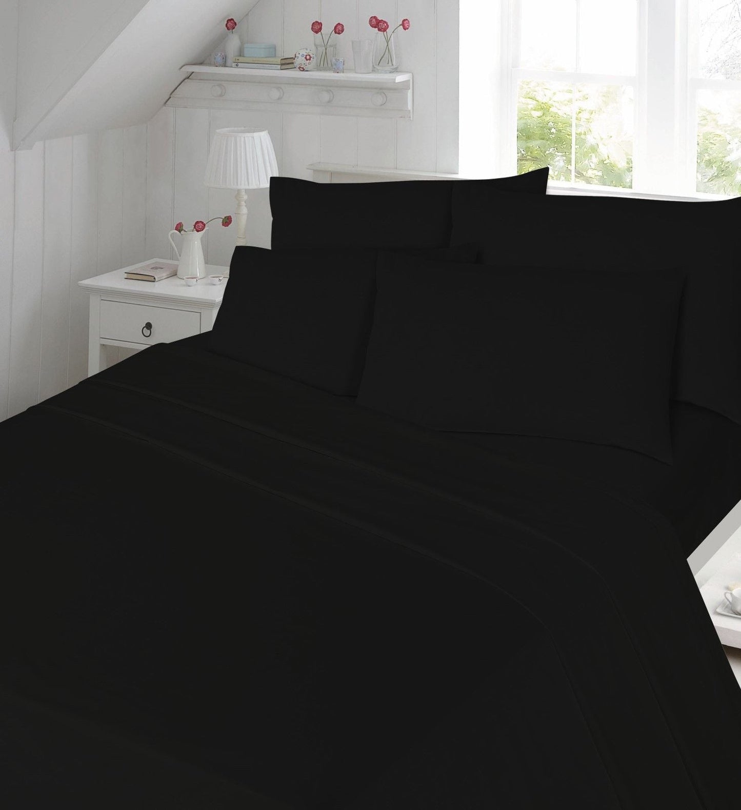 Flannelette Fitted Sheet Cotton Thermal With FREE MATCHING PILLOWCASE - TheComfortshop.co.ukBed Sheets0721718966562thecomfortshopTheComfortshop.co.ukFLNT FIT FREE PP Black SingleBlackFitted Sheet Single OnlyFlannelette Fitted Sheet Cotton Thermal With FREE MATCHING PILLOWCASE - TheComfortshop.co.uk