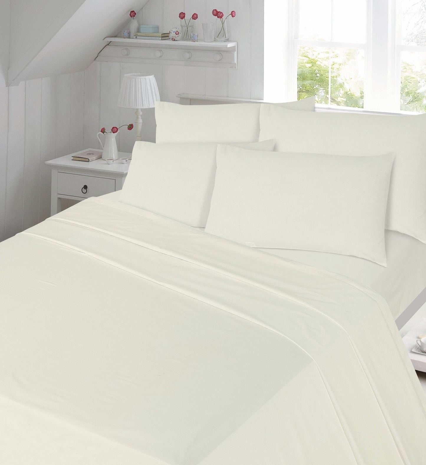 Flannelette Fitted Sheet Cotton Thermal With FREE MATCHING PILLOWCASE - TheComfortshop.co.ukBed Sheets0721718966548thecomfortshopTheComfortshop.co.ukFLNT FIT FREE PP Cream SingleCreamFitted Sheet Single OnlyFlannelette Fitted Sheet Cotton Thermal With FREE MATCHING PILLOWCASE - TheComfortshop.co.uk