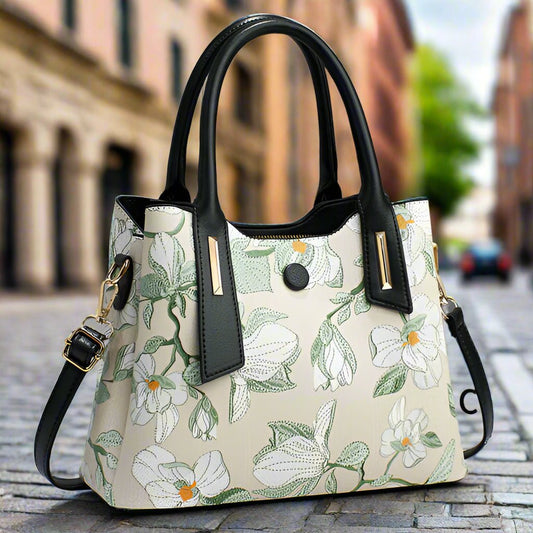 Floral Print Tote Handbag โ Elegant & Versatile Shoulder Bag | - TheComfortshop.co.ukHand Bag10721718957833TheComfortshop.co.ukTheComfortshop.co.ukF50 GESSY HANDBAG GREENGreenFloral Print Tote Handbag โ Elegant & Versatile Shoulder Bag |