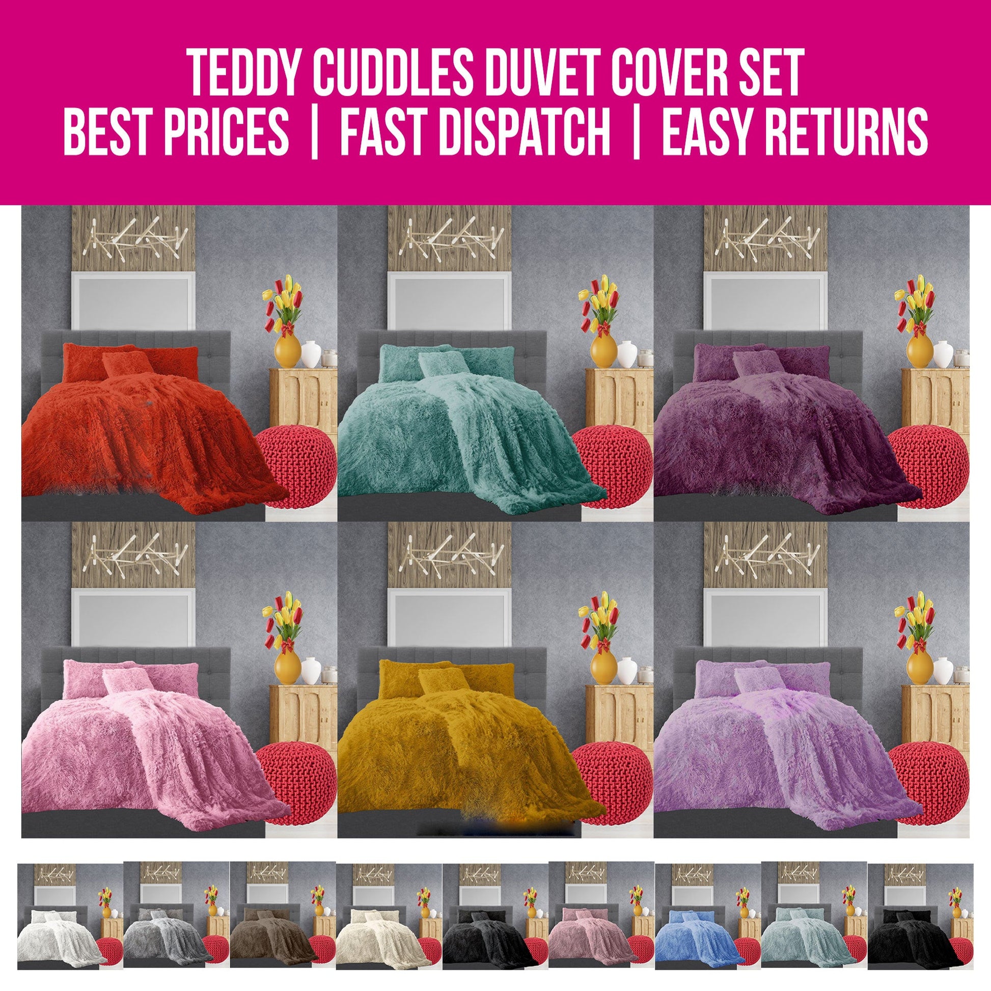 Hug & Snug Fleece Duvet Cover Set With Pillowcases - TheComfortshop.co.ukDuvet Covers0721718970538thecomfortshopTheComfortshop.co.ukTED CUDDLES Duvet Silver SuperkingHug &amp; Snug SilverDuvet Cover Set SuperkingHug & Snug Fleece Duvet Cover Set With Pillowcases - TheComfortshop.co.uk