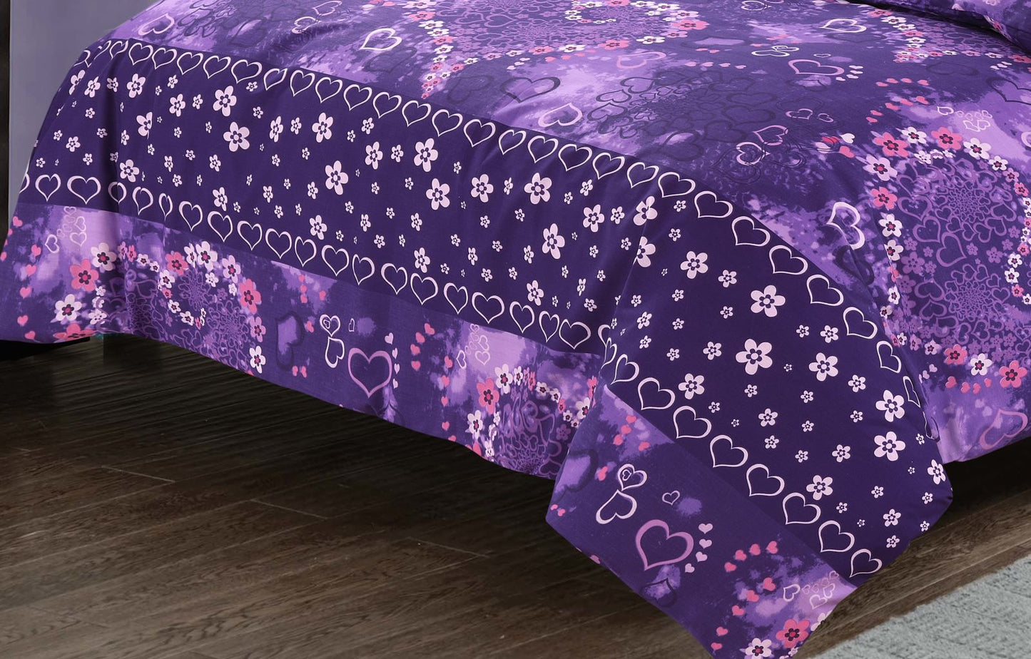 Jasmin Love Heart Flowers Duvet Cover Set | Floral Bedding - TheComfortshop.co.ukDuvet Covers0721718956808TheComfortshop.co.ukTheComfortshop.co.ukPrinted Jasmin Duvet Teal SingleSingleTealJasmin Love Heart Flowers Duvet Cover Set | Floral Bedding
