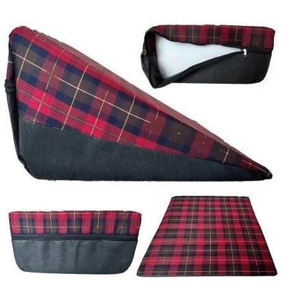 Large Acid Reflux Flex Support Bed Wedge Pillow with Quilted or Tartan Design Cover - TheComfortshop.co.ukPillows0721718971641thecomfortshopTheComfortshop.co.ukBACK Wedge TARTAN MAROON TOPTartan Maroon TopLarge Acid Reflux Flex Support Bed Wedge Pillow with Quilted or Tartan Design Cover - TheComfortshop.co.uk