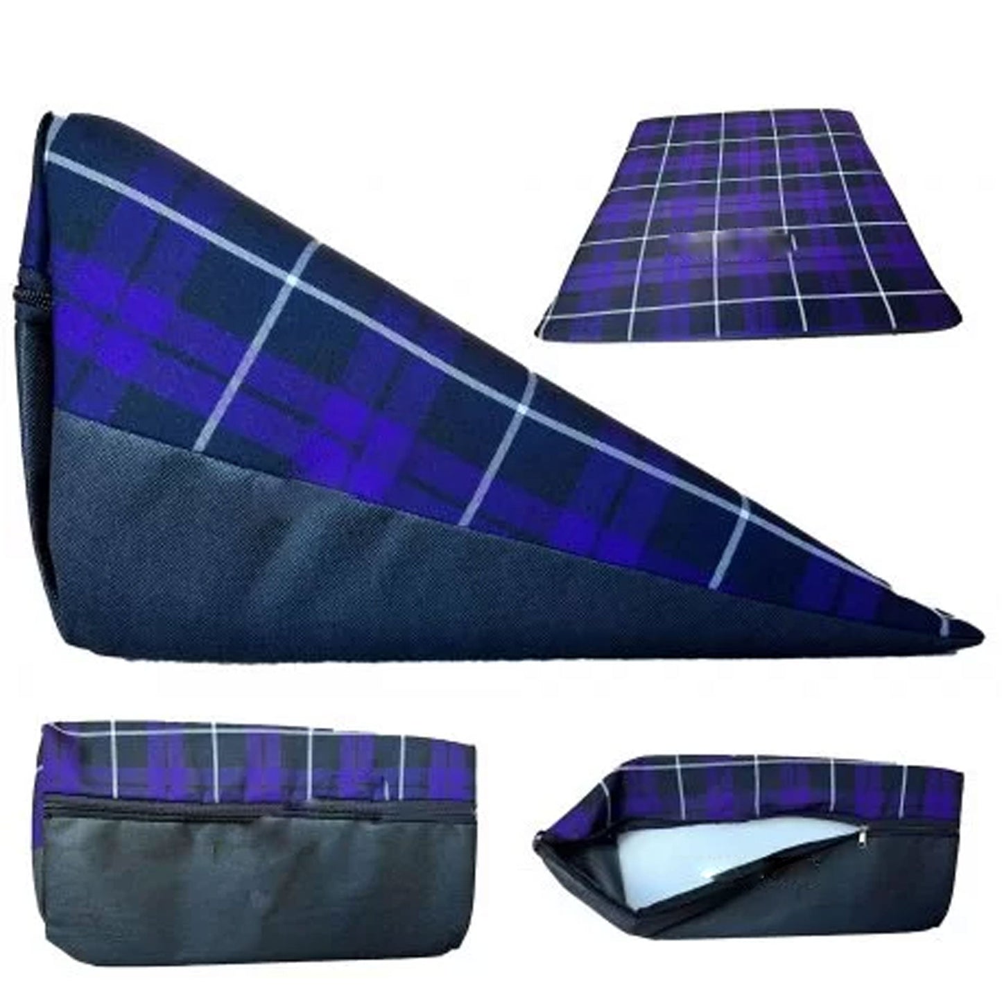 Large Acid Reflux Flex Support Bed Wedge Pillow with Quilted or Tartan Design Cover - TheComfortshop.co.ukPillows0721718971634thecomfortshopTheComfortshop.co.ukBACK Wedge TARTAN PURPLE TOPTartan Purple TopLarge Acid Reflux Flex Support Bed Wedge Pillow with Quilted or Tartan Design Cover - TheComfortshop.co.uk