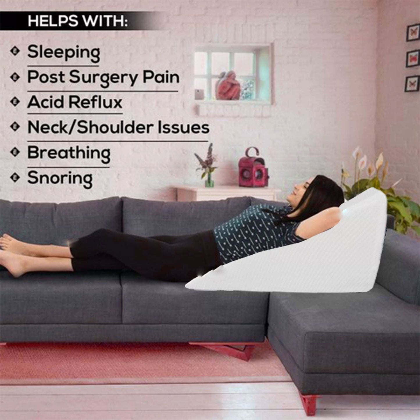 Large Acid Reflux Flex Support Bed Wedge Pillow with Quilted or Tartan Design Cover - TheComfortshop.co.ukPillows0721718971665thecomfortshopTheComfortshop.co.ukBACK Wedge WHITEWhiteLarge Acid Reflux Flex Support Bed Wedge Pillow with Quilted or Tartan Design Cover - TheComfortshop.co.uk