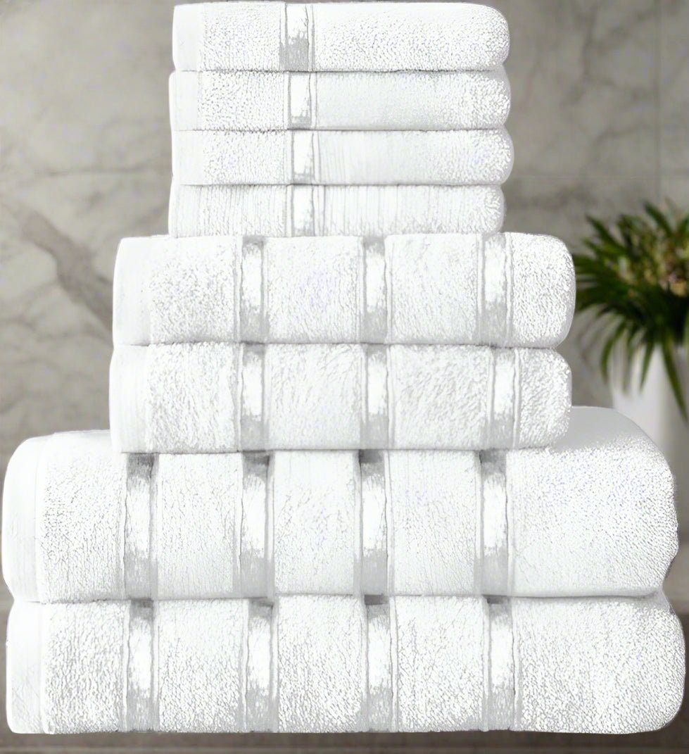 Luxury Boston Egyptian Cotton Towel Bale Set – Ultra Soft & Quick Dry Towels - TheComfortshop.co.ukTowel10721718957635TheComfortshop.co.ukTheComfortshop.co.ukBoston 8PC Towel Bale WhiteWhiteLuxury Boston Egyptian Cotton Towel Bale Set – Ultra Soft & Quick Dry Towels