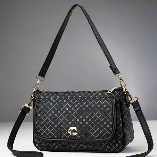 "Luxury Geometric Pattern Crossbody Handbag โ Red & Black | Stylish Shoulder Bag with Gold Hardware" - TheComfortshop.co.uk10721718957796TheComfortshop.co.ukTheComfortshop.co.uk262 GESSY CROSSBODY BAG IN BLACKBlack"Luxury Geometric Pattern Crossbody Handbag โ Red & Black | Stylish Shoulder Bag with Gold Hardware"