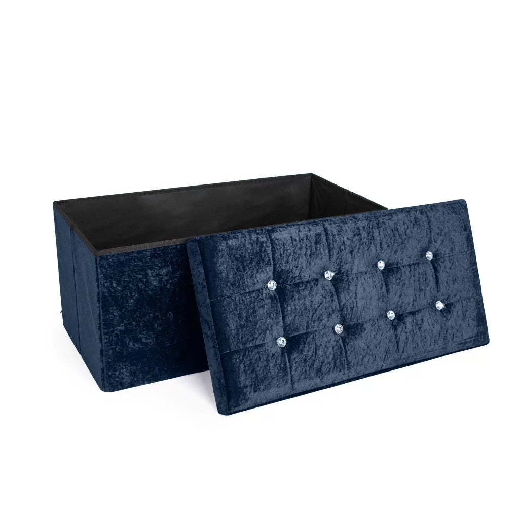 Navy Foldable Storage Box - TheComfortshop.co.ukFurniture0721718974000thecomfortshopTheComfortshop.co.uk78cm navy blue collapsible storage crate76cm X 38cm X38 cmNavy Foldable Storage Box - TheComfortshop.co.uk