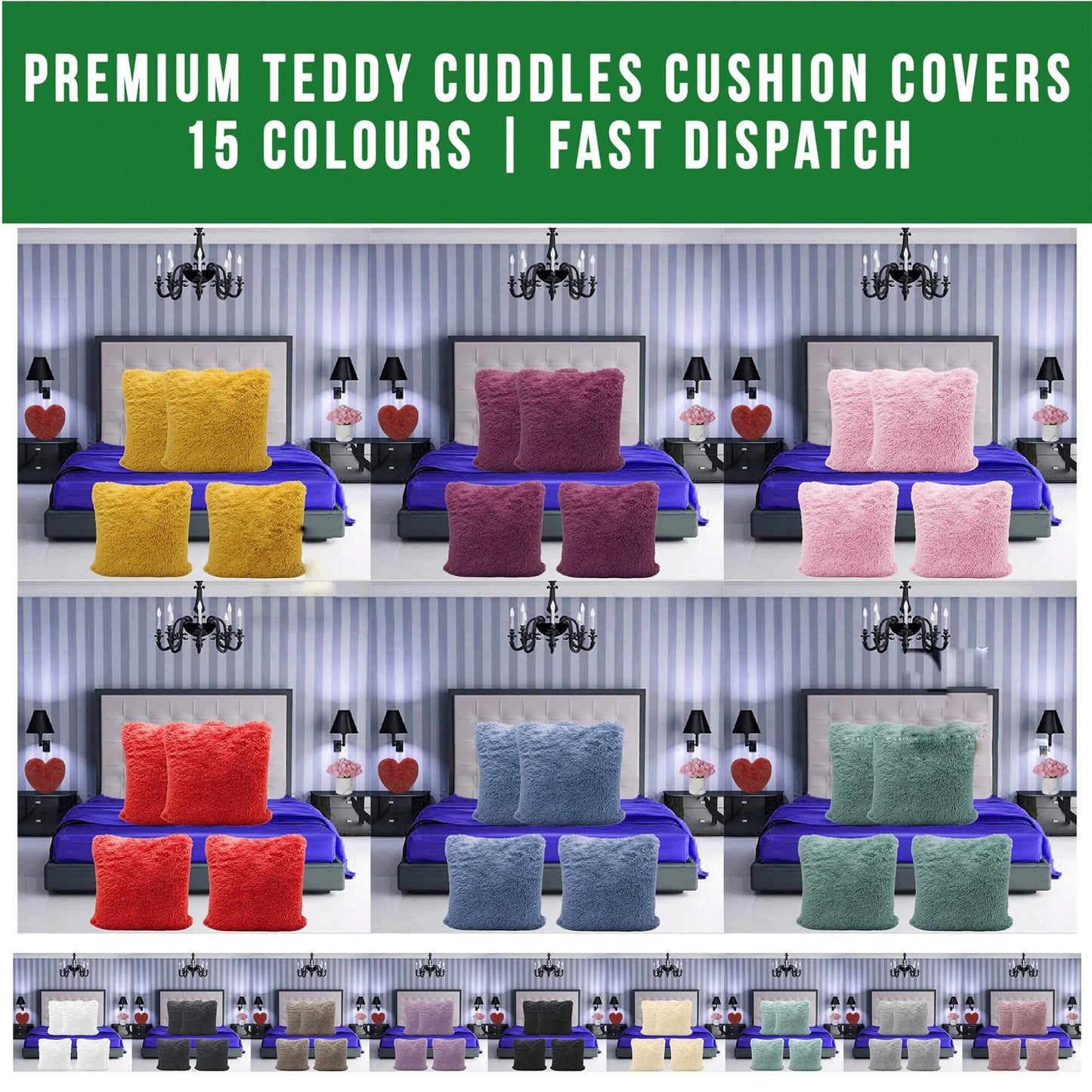 Pack Of 4 Teddy Hug & Snug Fluffy Fleece Cushion Cover - TheComfortshop.co.ukPillow Case0721718974277thecomfortshopTheComfortshop.co.ukCuddles Cover 43cm White X 4WhitePack Of 4 Teddy Hug & Snug Fluffy Fleece Cushion Cover - TheComfortshop.co.uk