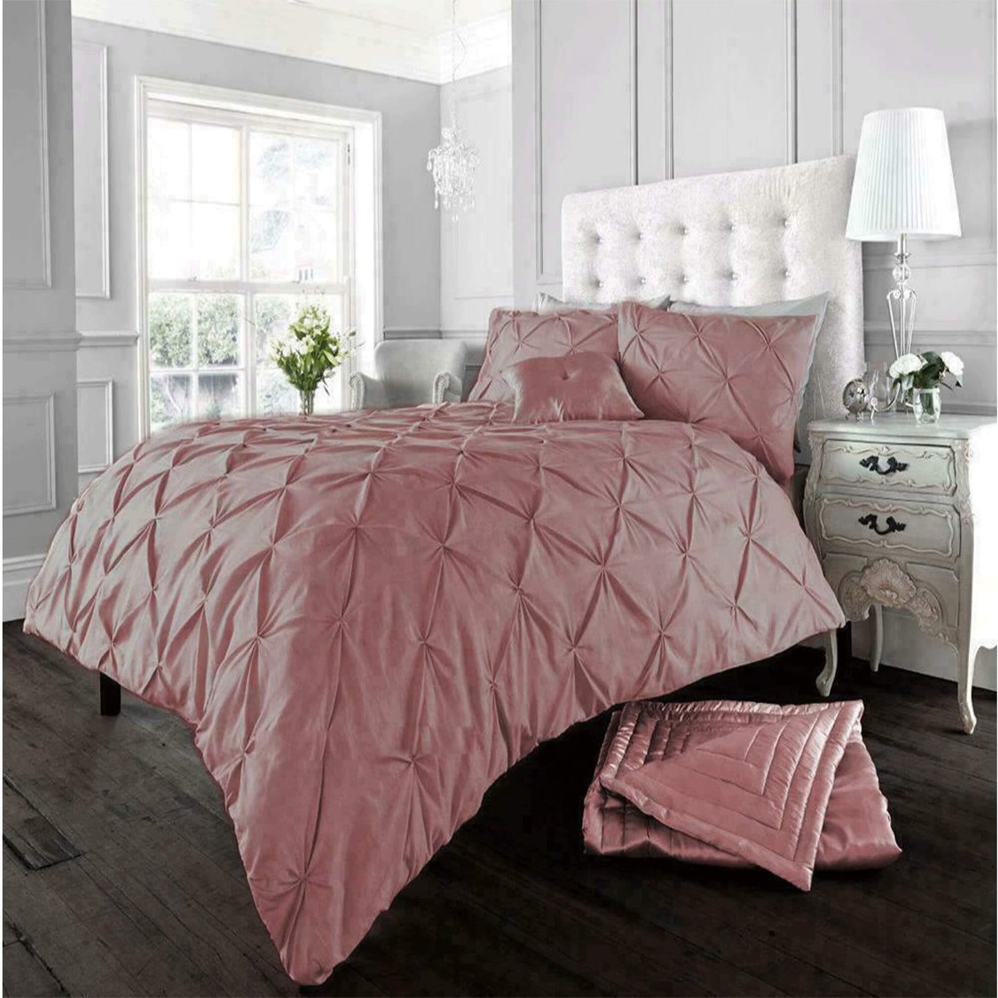 Pintuck Pleated Alexander Alford Duvet Quilt Cover Bedding Set - TheComfortshop.co.ukDuvet Covers0721718974680thecomfortshopTheComfortshop.co.ukAlexander BlushPink Duvet SingleBlush PinkDuvet Cover Set Single OnlyPintuck Pleated Alexander Alford Duvet Quilt Cover Bedding Set - TheComfortshop.co.uk