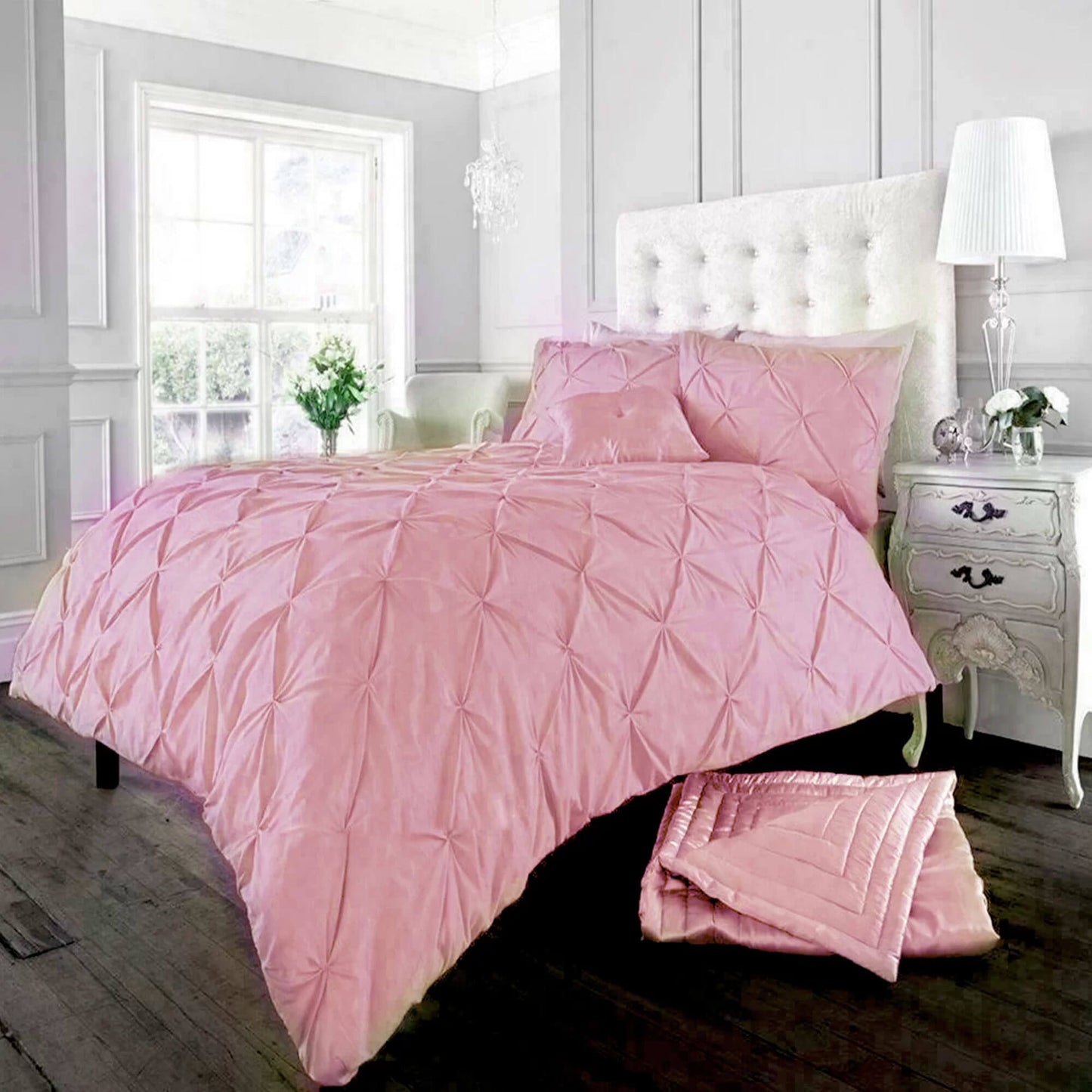 Pintuck Pleated Alexander Alford Duvet Quilt Cover Bedding Set - TheComfortshop.co.ukDuvet Covers0721718974574thecomfortshopTheComfortshop.co.ukAlexander Pink Duvet SinglePinkDuvet Cover Set Single OnlyPintuck Pleated Alexander Alford Duvet Quilt Cover Bedding Set - TheComfortshop.co.uk