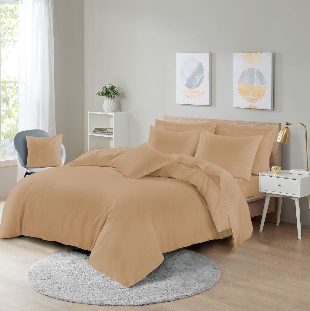 Plain Dyed Polycotton Duvet Cover Quilt Bedding Set With Pillowcase - TheComfortshop.co.ukDuvet Covers0721718976158thecomfortshopTheComfortshop.co.ukPCD Latte SingleLatteSinglePlain Dyed Polycotton Duvet Cover Quilt Bedding Set With Pillowcase - TheComfortshop.co.uk