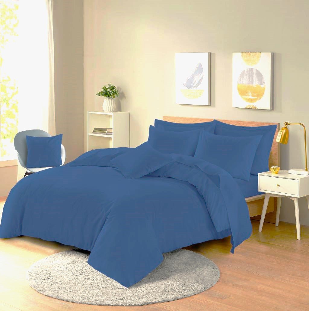 Plain Dyed Polycotton Duvet Cover Quilt Bedding Set With Pillowcase - TheComfortshop.co.ukDuvet Covers0721718976004thecomfortshopTheComfortshop.co.ukPCD Mid Blue SingleMid BlueSinglePlain Dyed Polycotton Duvet Cover Quilt Bedding Set With Pillowcase - TheComfortshop.co.uk