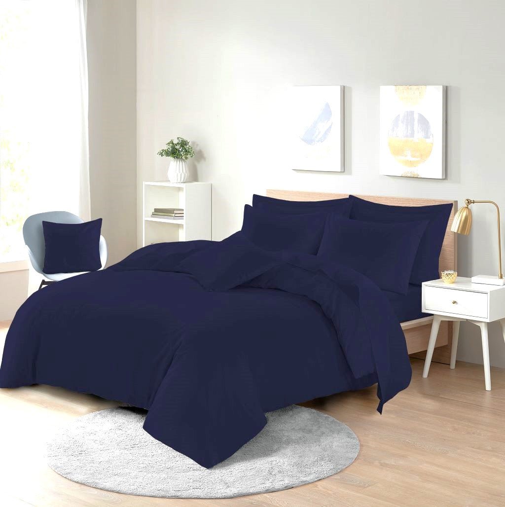Plain Dyed Polycotton Duvet Cover Quilt Bedding Set With Pillowcase - TheComfortshop.co.ukDuvet Covers0721718975854thecomfortshopTheComfortshop.co.ukPCD Navy SingleNavySinglePlain Dyed Polycotton Duvet Cover Quilt Bedding Set With Pillowcase - TheComfortshop.co.uk