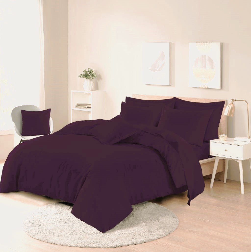 Plain Dyed Polycotton Duvet Cover Quilt Bedding Set With Pillowcase - TheComfortshop.co.ukDuvet Covers0721718975700thecomfortshopTheComfortshop.co.ukPCD Plum SinglePlumSinglePlain Dyed Polycotton Duvet Cover Quilt Bedding Set With Pillowcase - TheComfortshop.co.uk