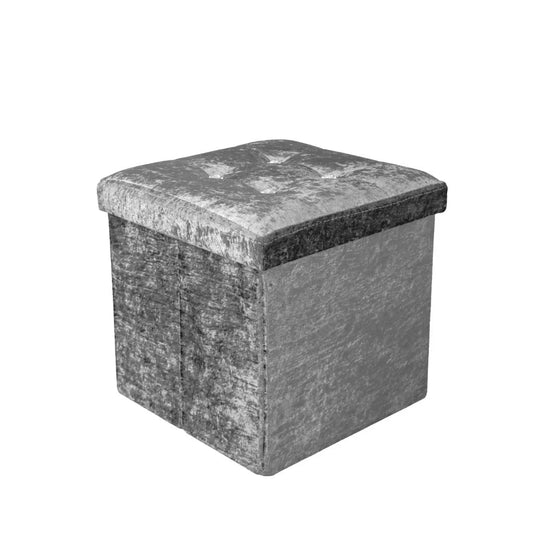 Silver Foldable Storage Box - TheComfortshop.co.ukFurniture0721718977230thecomfortshopTheComfortshop.co.uk38cm silver collapsible storage crate38cm X 38cm X38 cmSilver Foldable Storage Box - TheComfortshop.co.uk
