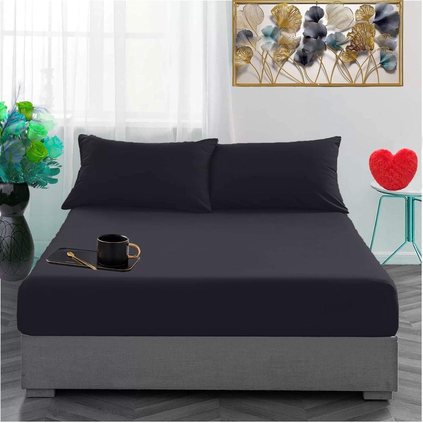 Small Double Fitted Sheet 100% Brushed Cotton Bed Sheet - TheComfortshop.co.ukBed Sheets0721718977339thecomfortshopTheComfortshop.co.ukFlannelette FIT Black 4FT-1Black4FT Small DoubleSmall Double Fitted Sheet 100% Brushed Cotton Bed Sheet - TheComfortshop.co.uk