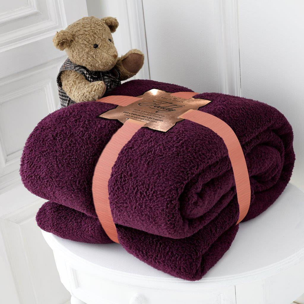 Teddy Bear Throw Blanket - TheComfortshop.co.ukThrows0721718978855thecomfortshopTheComfortshop.co.ukTeddy Throw Aubergine DoubleAubergineDoubleTeddy Bear Throw Blanket - TheComfortshop.co.uk