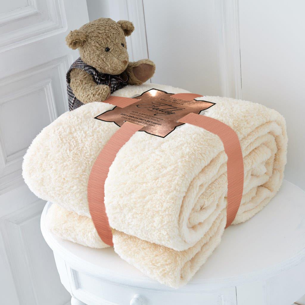 Teddy Bear Throw Blanket - TheComfortshop.co.ukThrows0721718978916thecomfortshopTheComfortshop.co.ukTeddy Throw cream DoubleCreamDoubleTeddy Bear Throw Blanket - TheComfortshop.co.uk