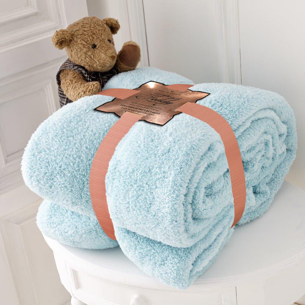 Teddy Bear Throw Blanket - TheComfortshop.co.ukThrows0721718978930thecomfortshopTheComfortshop.co.ukTeddy Throw Duck Egg DoubleDuck EggDoubleTeddy Bear Throw Blanket - TheComfortshop.co.uk