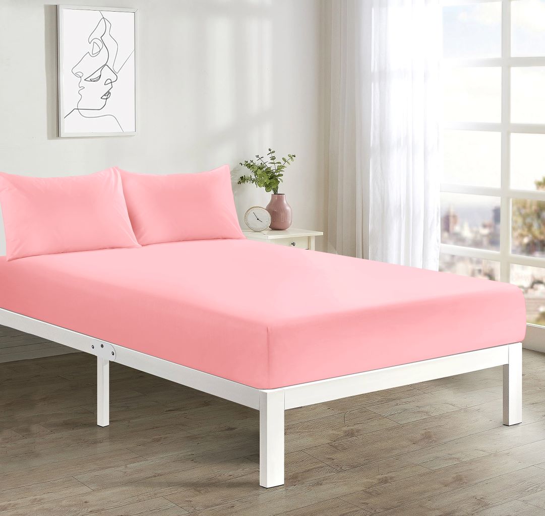 Ultra Soft Luxury Microfiber Fitted Sheet (25cm Deep) with Optional Matching Pillowcases โ 100% Polyester Bedding Set - TheComfortshop.co.ukBed Sheets10721718956928thecomfortshopTheComfortshop.co.ukMicrofiber Fitted Sheet Single PinkPinkSingleUltra Soft Luxury Microfiber Fitted Sheet (25cm Deep) with Optional Matching Pillowcases โ 100% Polyester Bedding Set