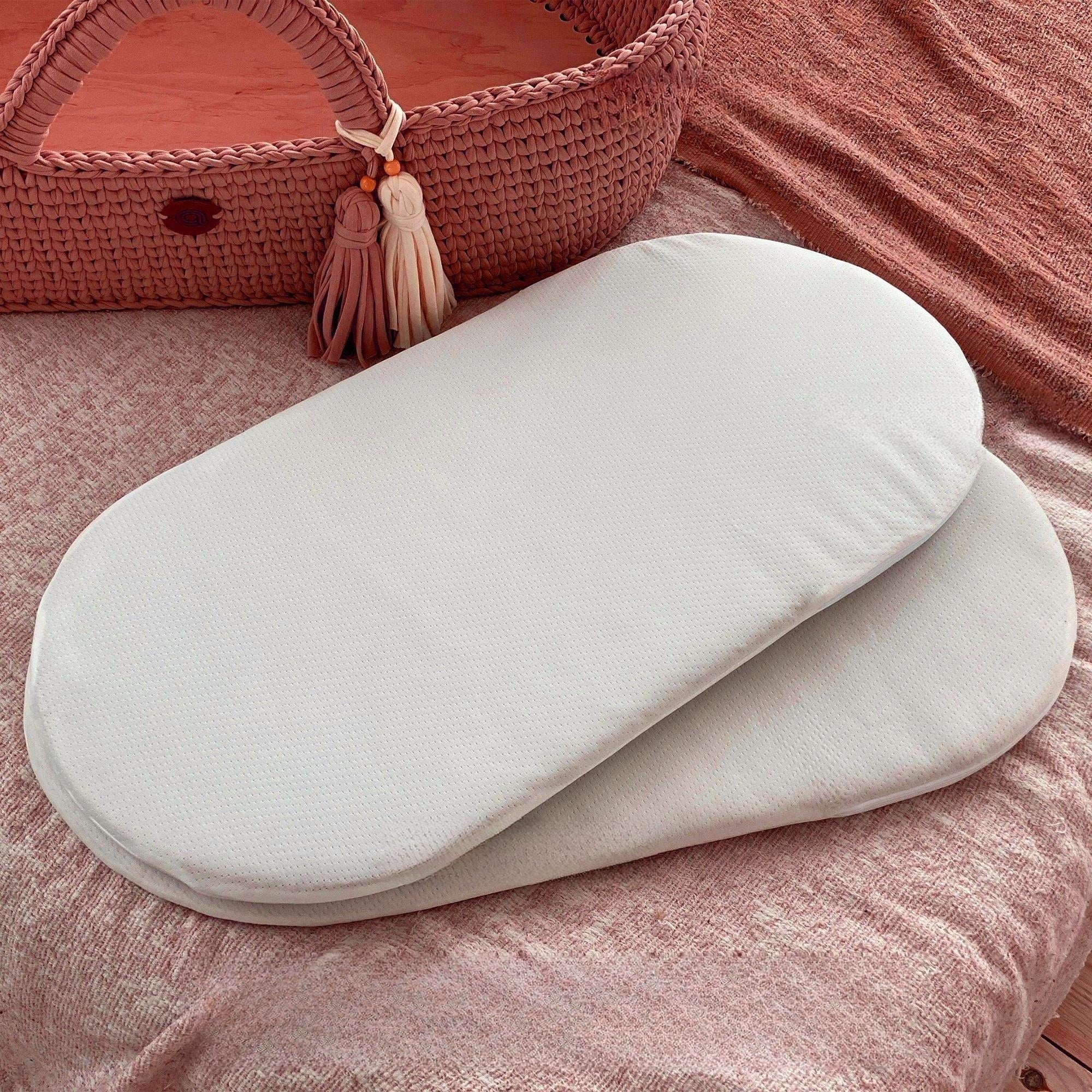 Baby Moses Basket Bedding Pram Mattress - Main Image