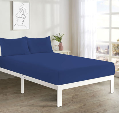 Fitted Bed Sheet + 2 FREE Pillowcases | Plain Dyed | Soft & Durable | All Sizes & Colours - TheComfortshop.co.ukBed Sheets0721718963752thecomfortshopTheComfortshop.co.ukPC FIT FREE PP Royal Blue KingRoyal BlueKingFitted Bed Sheet + 2 FREE Pillowcases | Plain Dyed | Soft & Durable | All Sizes & Colours