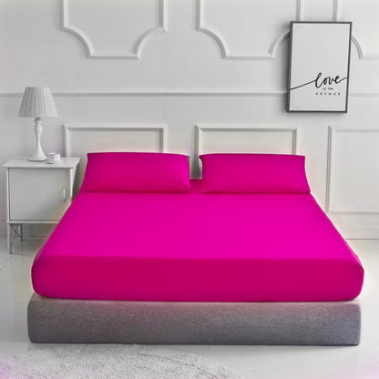 Fitted Bed Sheet Matching FREE 2 X PILLOW CASE Plain Dyed - TheComfortshop.co.ukBed Sheets0721718963622thecomfortshopTheComfortshop.co.ukPC FIT FREE PP Fuchsia KingFuchsiaKingFitted Bed Sheet Matching FREE 2 X PILLOW CASE Plain Dyed - TheComfortshop.co.uk