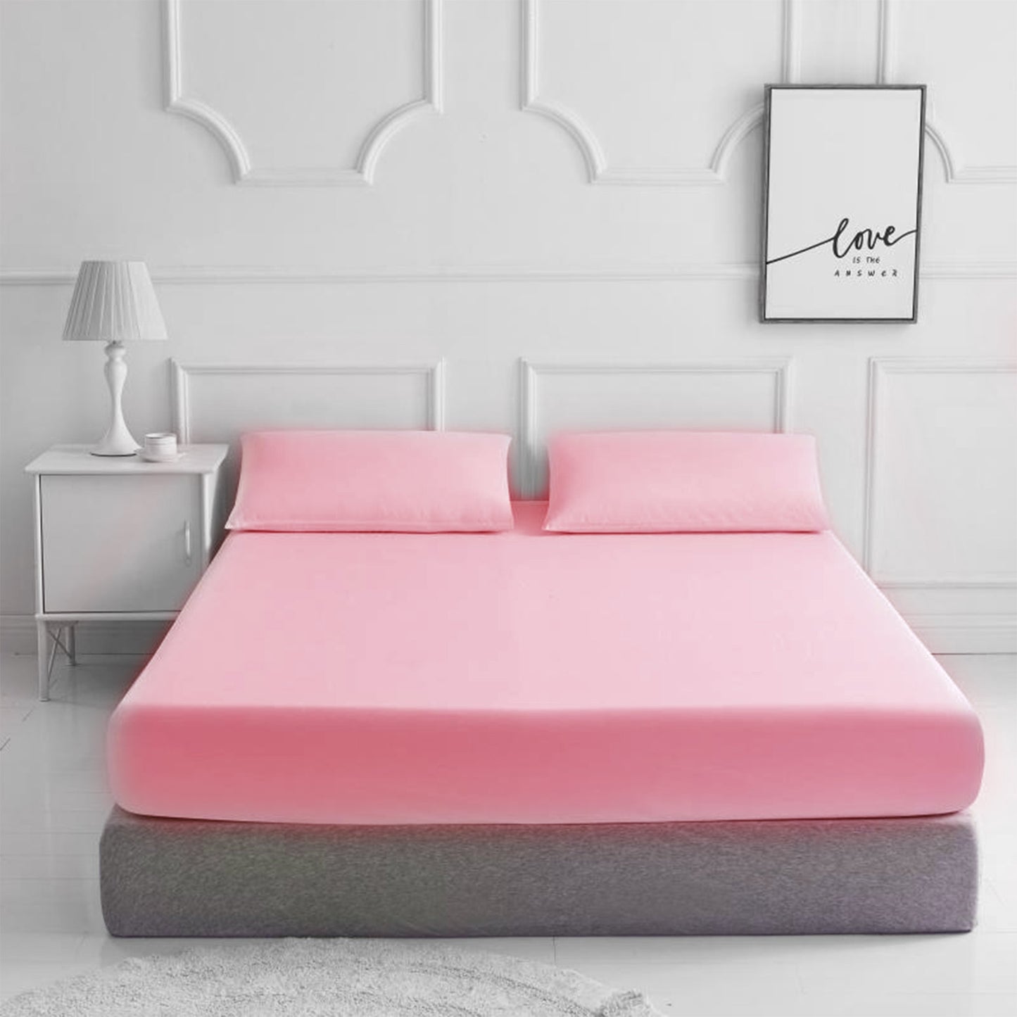 Fitted Bed Sheet Matching FREE 2 X PILLOW CASE Plain Dyed - TheComfortshop.co.ukBed Sheets0721718963714thecomfortshopTheComfortshop.co.ukPC FIT FREE PP Pink KingPinkKingFitted Bed Sheet Matching FREE 2 X PILLOW CASE Plain Dyed - TheComfortshop.co.uk