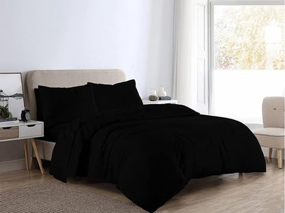 Flannelette 100% Brushed Cotton Duvet Quilt Cover & Pillow Case - TheComfortshop.co.ukDuvet Covers0721718965565thecomfortshopTheComfortshop.co.ukFlannelette DC Black SingleBlackDuvet Cover Set Single OnlyFlannelette 100% Brushed Cotton Duvet Quilt Cover & Pillow Case