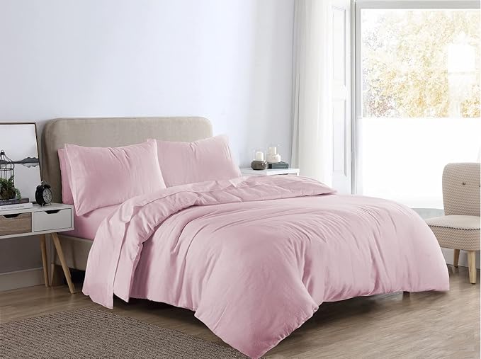 Flannelette 100% Brushed Cotton Duvet Quilt Cover & Pillow Case - TheComfortshop.co.ukDuvet Covers0721718965503thecomfortshopTheComfortshop.co.ukFlannelette DC Pink SinglePinkDuvet Cover Set Single OnlyFlannelette 100% Brushed Cotton Duvet Quilt Cover & Pillow Case