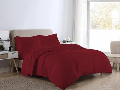 Flannelette 100% Brushed Cotton Duvet Quilt Cover & Pillow Case - TheComfortshop.co.ukDuvet Covers0721718965497thecomfortshopTheComfortshop.co.ukFlannelette DC Red SingleRedDuvet Cover Set Single OnlyFlannelette 100% Brushed Cotton Duvet Quilt Cover & Pillow Case