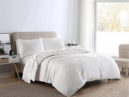 Flannelette 100% Brushed Cotton Duvet Quilt Cover & Pillow Case - TheComfortshop.co.ukDuvet Covers0721718965473thecomfortshopTheComfortshop.co.ukFlannelette DC White SingleWhiteDuvet Cover Set Single OnlyFlannelette 100% Brushed Cotton Duvet Quilt Cover & Pillow Case