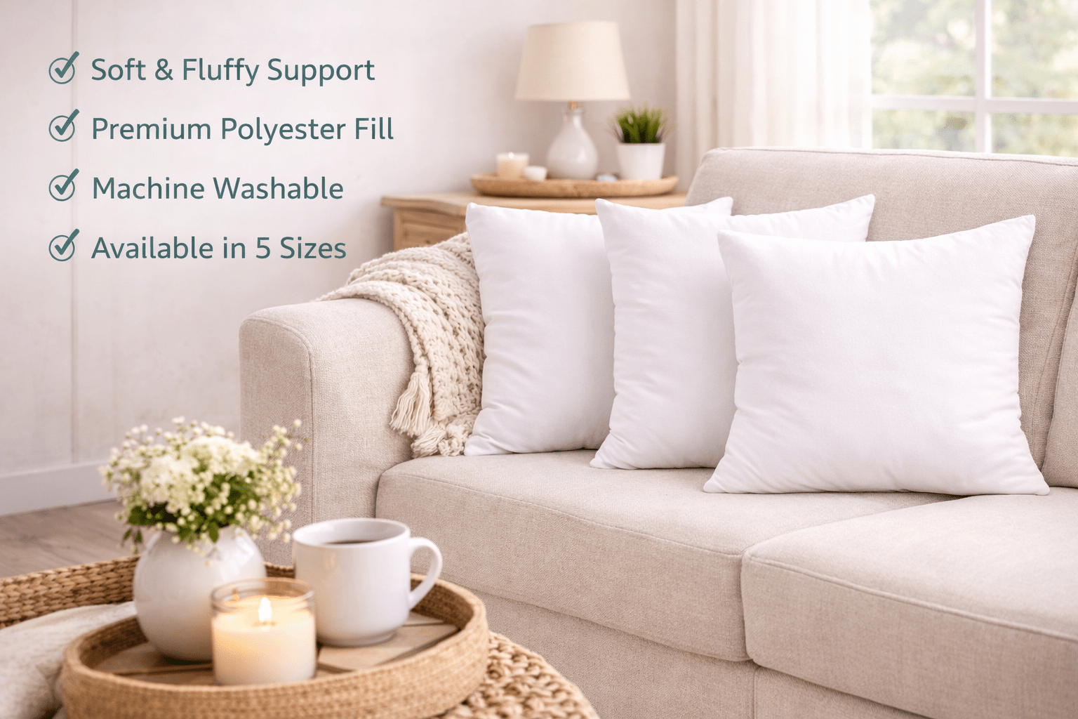 Hollow Fibre Inners Super Soft Cushion - TheComfortshop.co.ukCushions0721718970187thecomfortshopTheComfortshop.co.ukCushion Inner Pads Pack 16" x 16"16" x 16"1Hollow Fibre Inners Super Soft Cushion